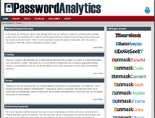 Tablet Screenshot of passwordanalytics.com